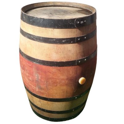 Unvarnished 225L Full Wine Barrel for Garden, Patio, and DIY Projects