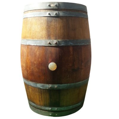 225L Full Wine Barrel for Garden, Patio, and Events – Varnished
