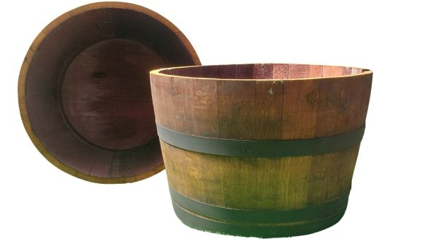 Limited Edition 225L Half Wine Barrel Planter for Garden & Patio