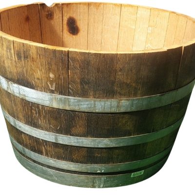 300L Half Barrel Planter (varnished)