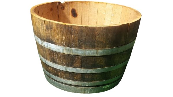 300L Half Barrel Planter (varnished)