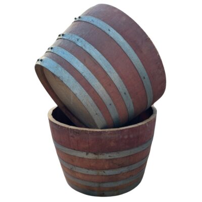 300L Half Barrel Planter (unvarnished)