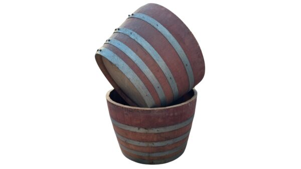 300L Half Barrel Planter (unvarnished)